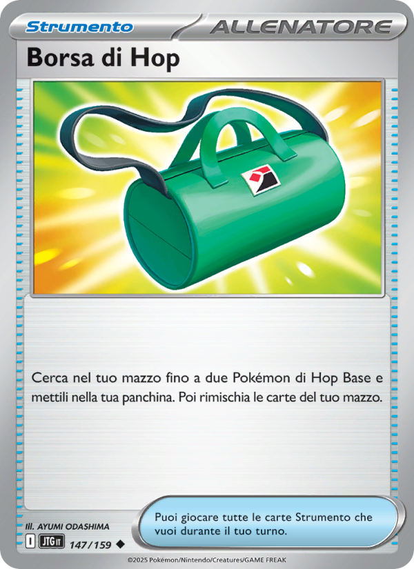 Borsa di Hop 147/190 — Journey Together (Italian Pokémon TCG card)