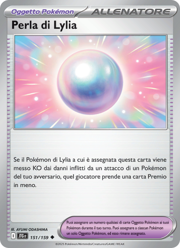 Perla di Lylia 151/190 — Journey Together (Italian Pokémon TCG card)