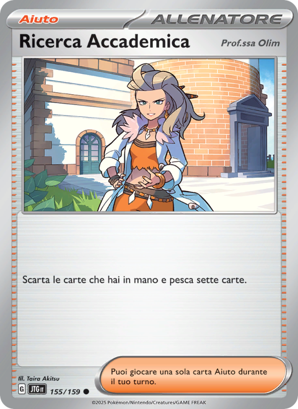 Ricerca Accademica 155/190 — Journey Together (Italian Pokémon TCG card)