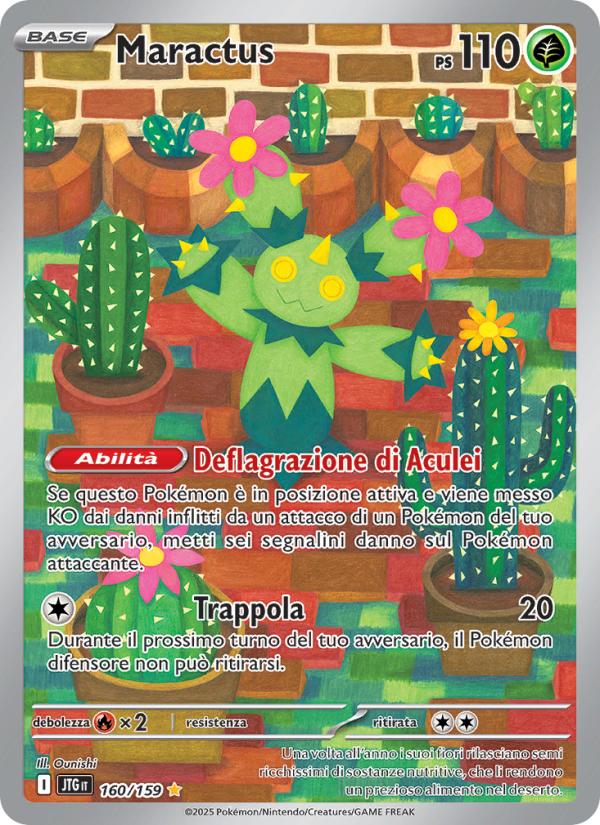 Maractus 160/190 — Journey Together (Italian Pokémon TCG card)
