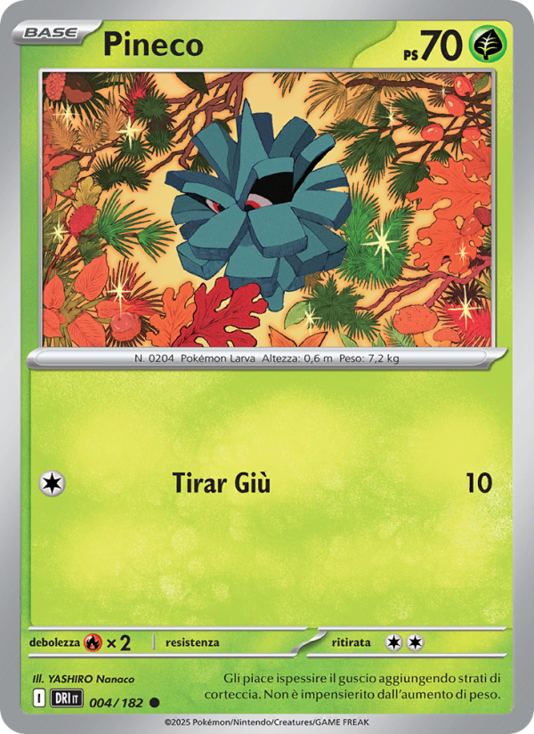 Pineco 004/244 — Destined Rivals (Italian Pokémon TCG card)
