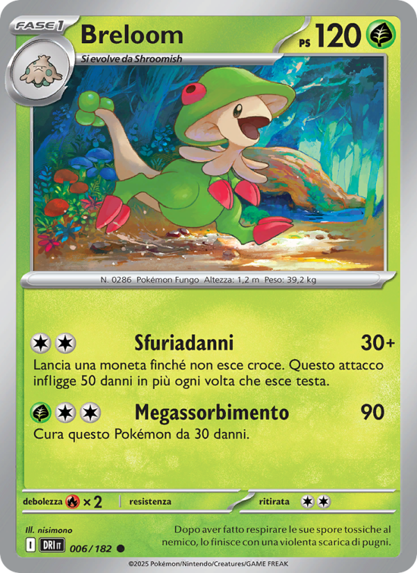 Breloom 006/244 — Destined Rivals (Italian Pokémon TCG card)