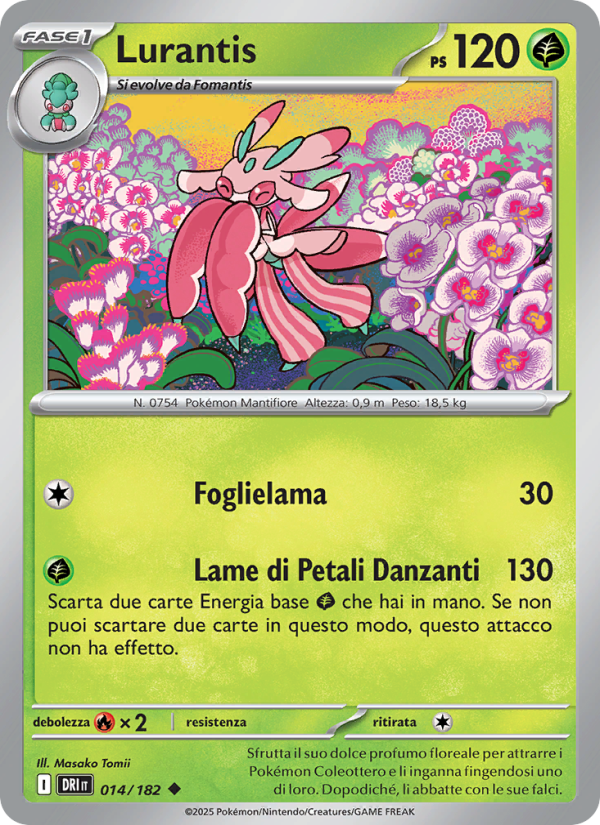 Lurantis 014/244 — Destined Rivals (Italian Pokémon TCG card)