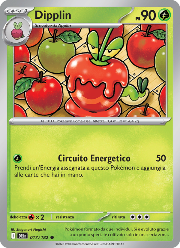 Dipplin 017/244 — Destined Rivals (Italian Pokémon TCG card)