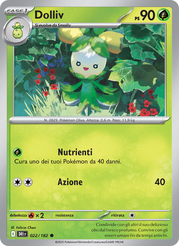 Dolliv 022/244 — Destined Rivals (Italian Pokémon TCG card)