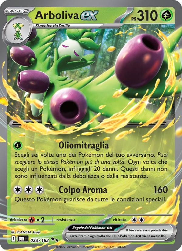 Arboliva-ex 023/244 — Destined Rivals (Italian Pokémon TCG card)