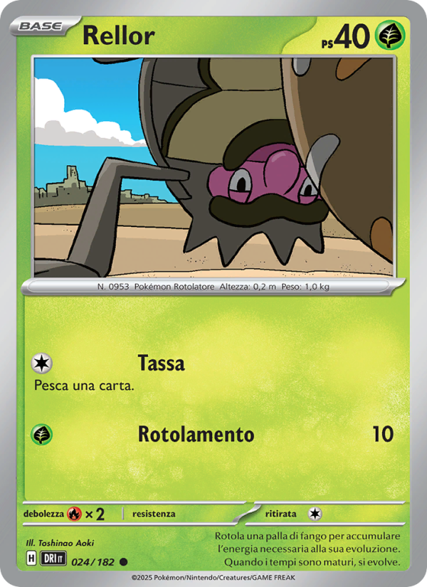 Rellor 024/244 — Destined Rivals (Italian Pokémon TCG card)