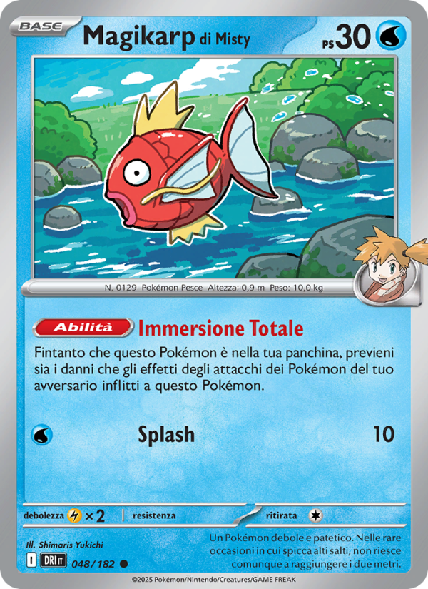 Magikarp di Misty 048/244 — Destined Rivals (Italian Pokémon TCG card)