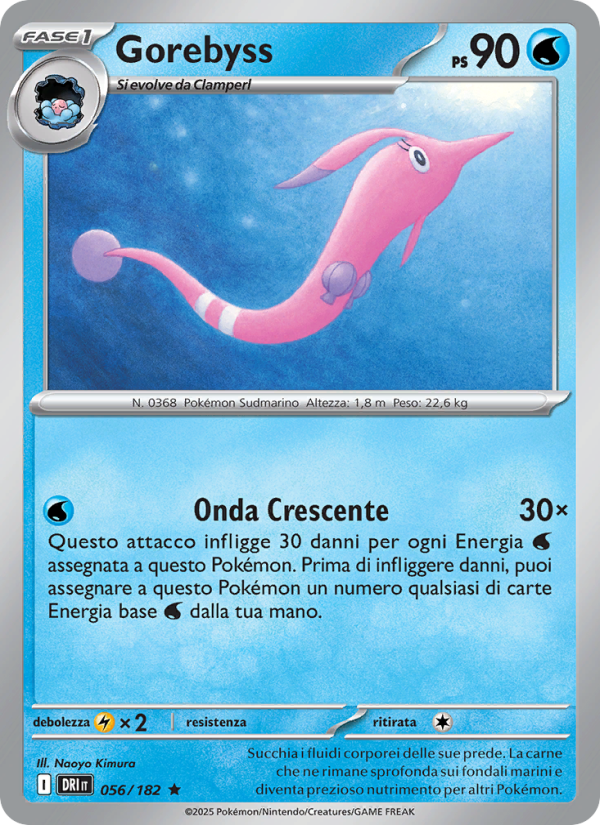 Gorebyss 056/244 — Destined Rivals (Italian Pokémon TCG card)