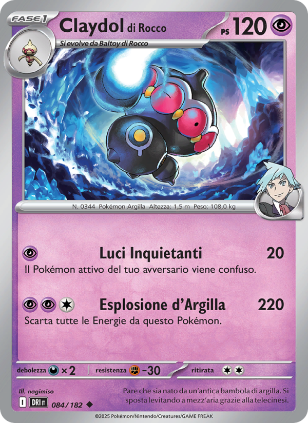 Claydol di Rocco 084/244 — Destined Rivals (Italian Pokémon TCG card)