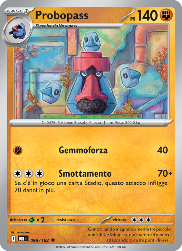Probopass 098/244 — Destined Rivals (Italian Pokémon TCG card)