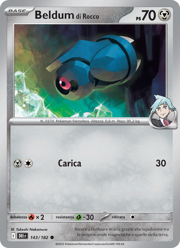 Beldum di Rocco 143/244 — Destined Rivals (Italian Pokémon TCG card)