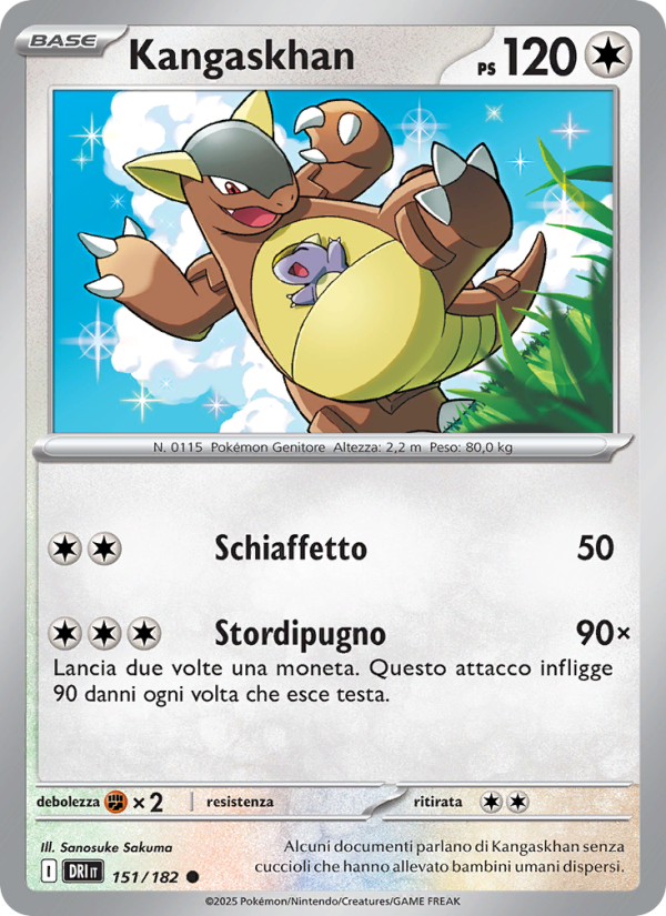 Kangaskhan 151/244 — Destined Rivals (Italian Pokémon TCG card)