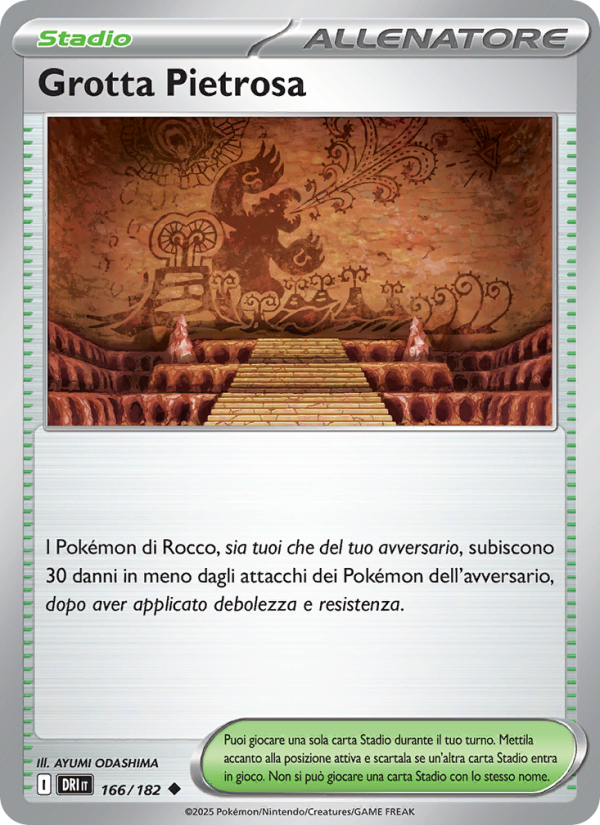 Grotta Pietrosa 166/244 — Destined Rivals (Italian Pokémon TCG card)