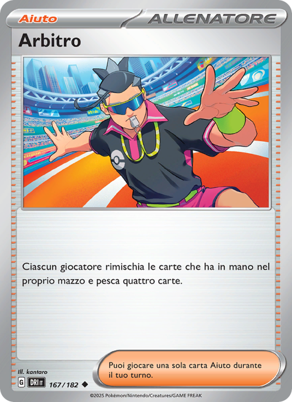 Arbitro 167/244 — Destined Rivals (Italian Pokémon TCG card)