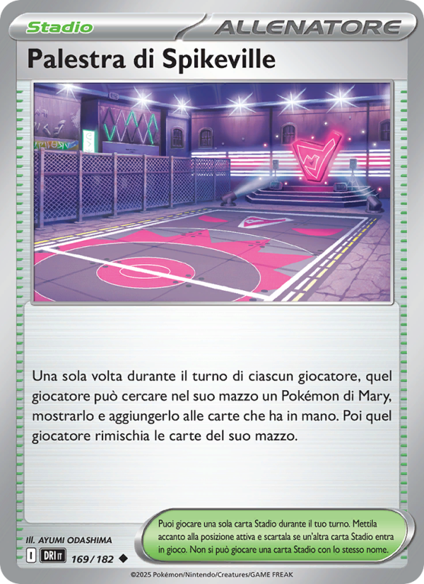 Palestra di Spikeville 169/244 — Destined Rivals (Italian Pokémon TCG card)
