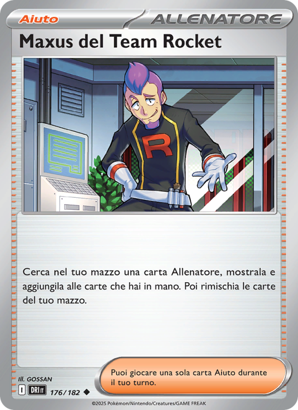 Maxus del Team Rocket 176/244 — Destined Rivals (Italian Pokémon TCG card)
