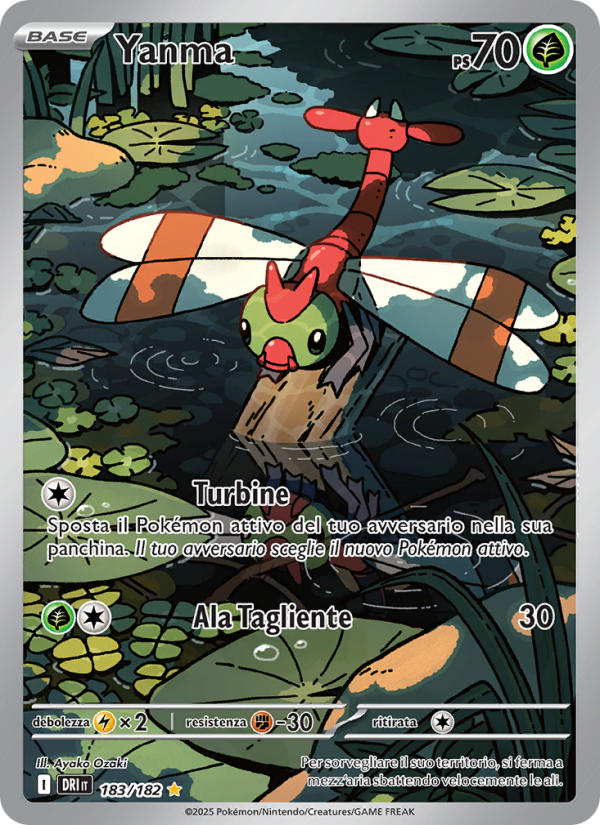Yanma 183/244 — Destined Rivals (Italian Pokémon TCG card)