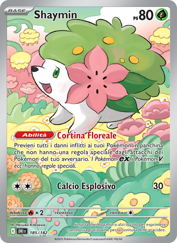 Shaymin 185/244 — Destined Rivals (Italian Pokémon TCG card)