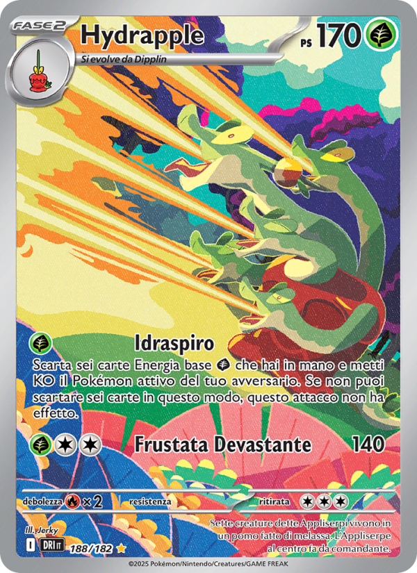Hydrapple 188/244 — Destined Rivals (Italian Pokémon TCG card)