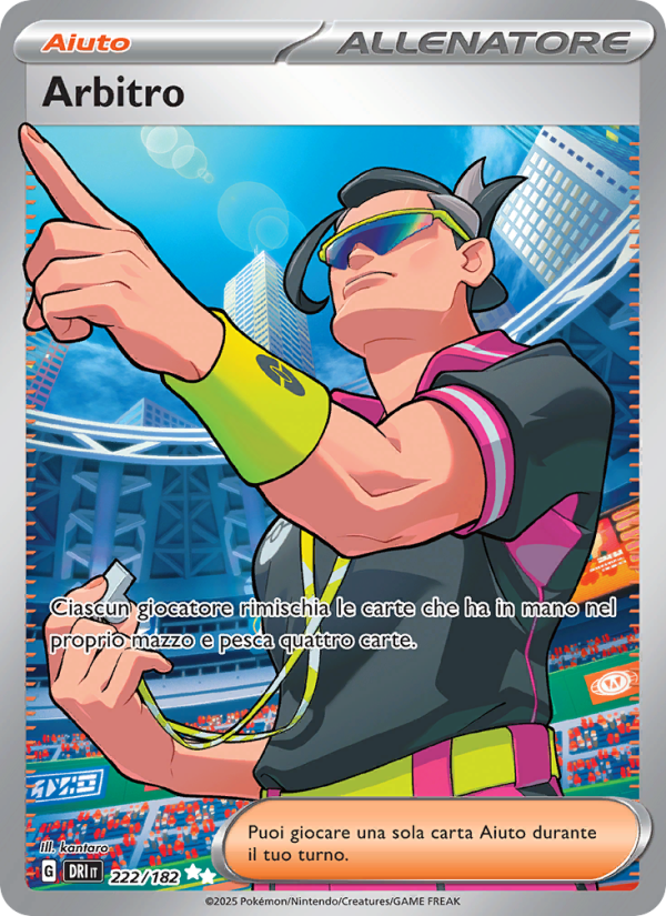 Arbitro 222/244 — Destined Rivals (Italian Pokémon TCG card)