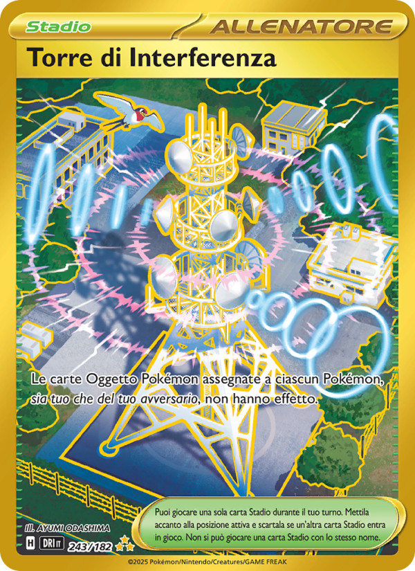 Torre di Interferenza 243/244 — Destined Rivals (Italian Pokémon TCG card)