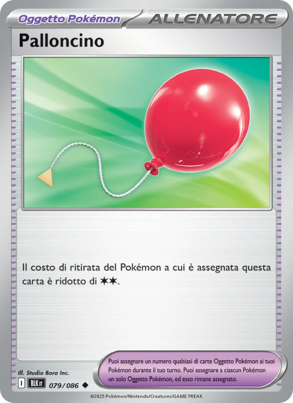 Palloncino 079/172 — Black Bolt (Italian Pokémon TCG card)