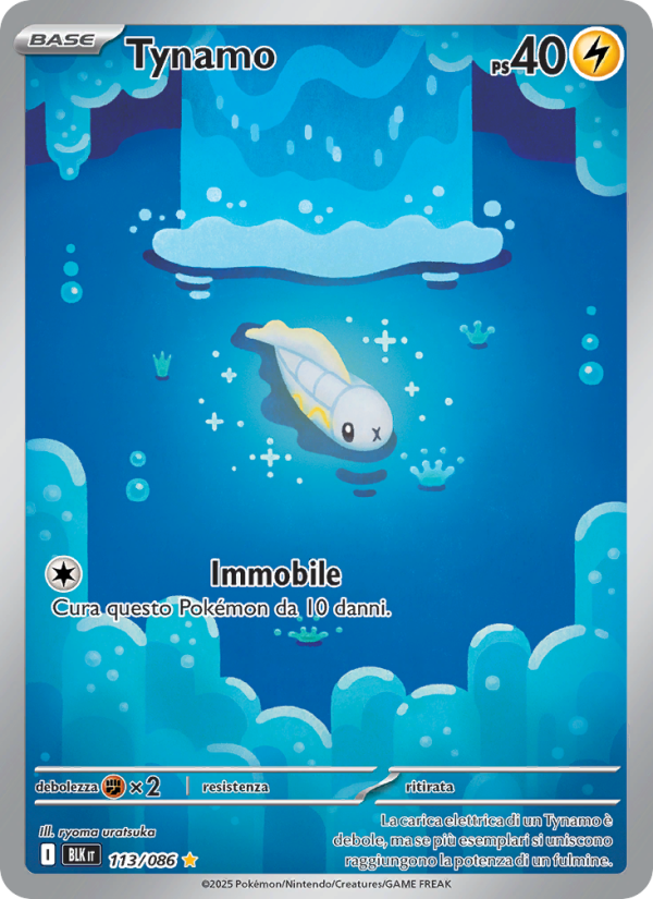 Tynamo 113/172 — Black Bolt (Italian Pokémon TCG card)