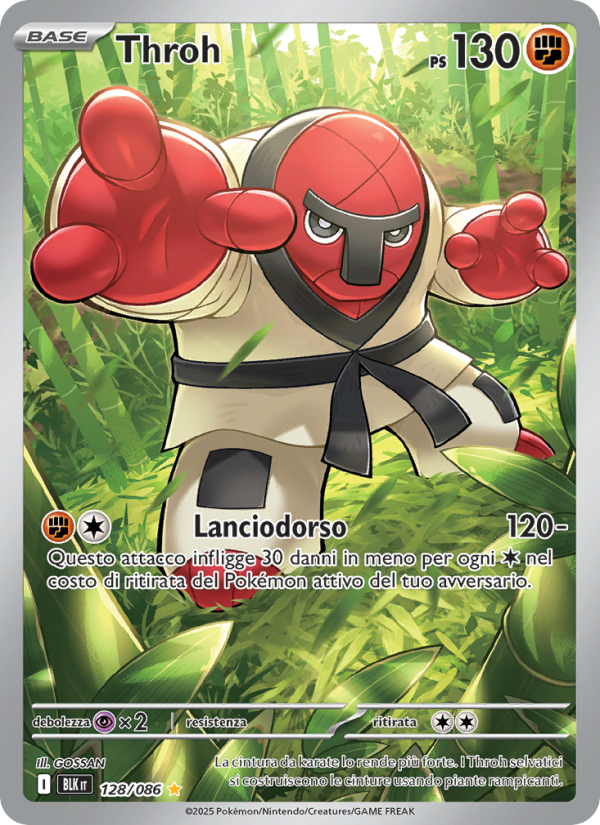 Throh 128/172 — Black Bolt (Italian Pokémon TCG card)