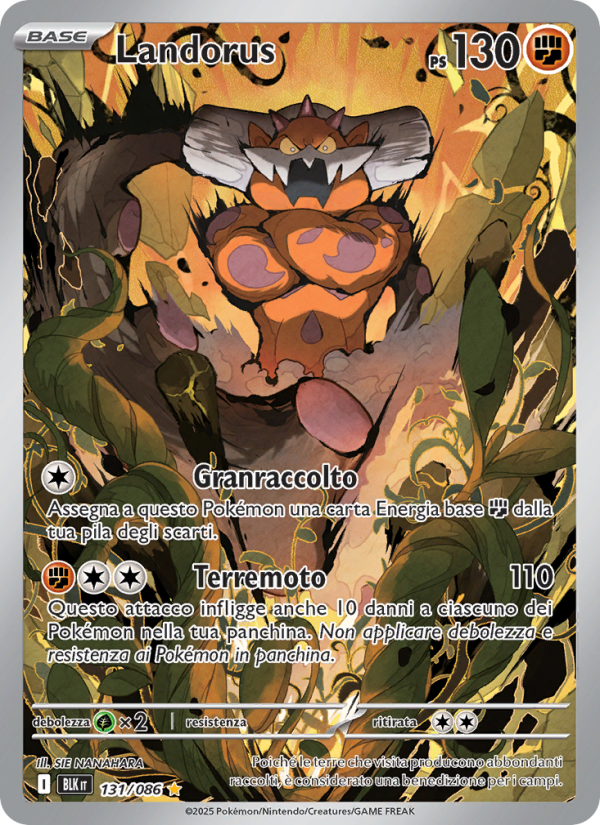 Landorus 131/172 — Black Bolt (Italian Pokémon TCG card)