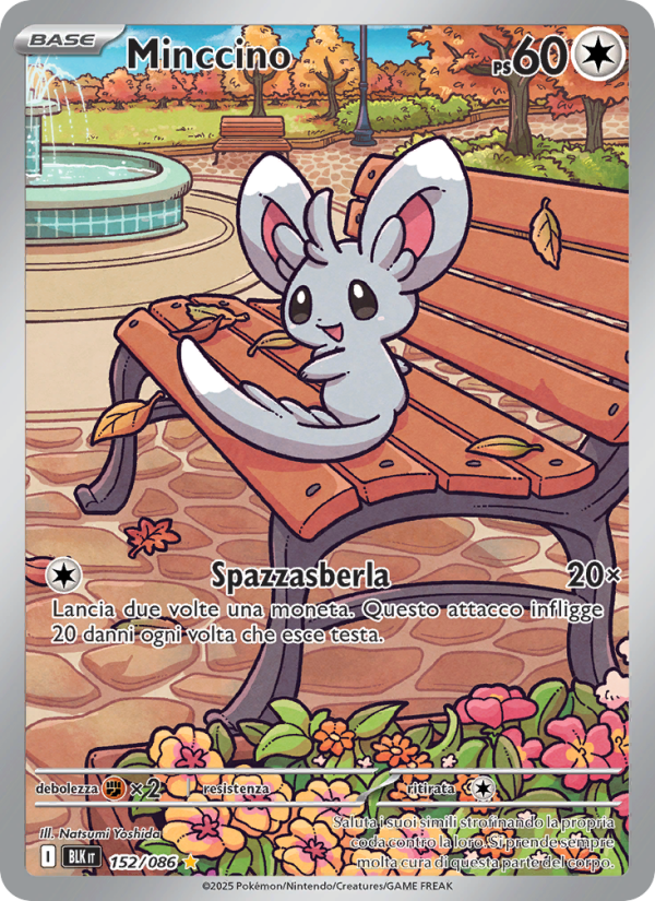 Minccino 152/172 — Black Bolt (Italian Pokémon TCG card)