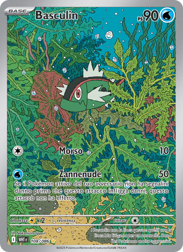 Basculin 108/173 — Fuoco Bianco (Italian Pokémon TCG card)