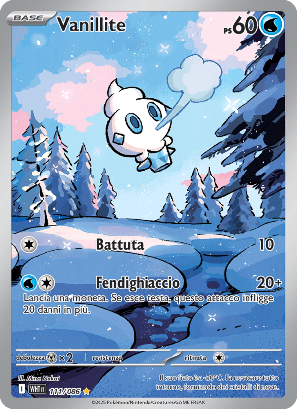 Vanillite 111/173 — Fuoco Bianco (Italian Pokémon TCG card)