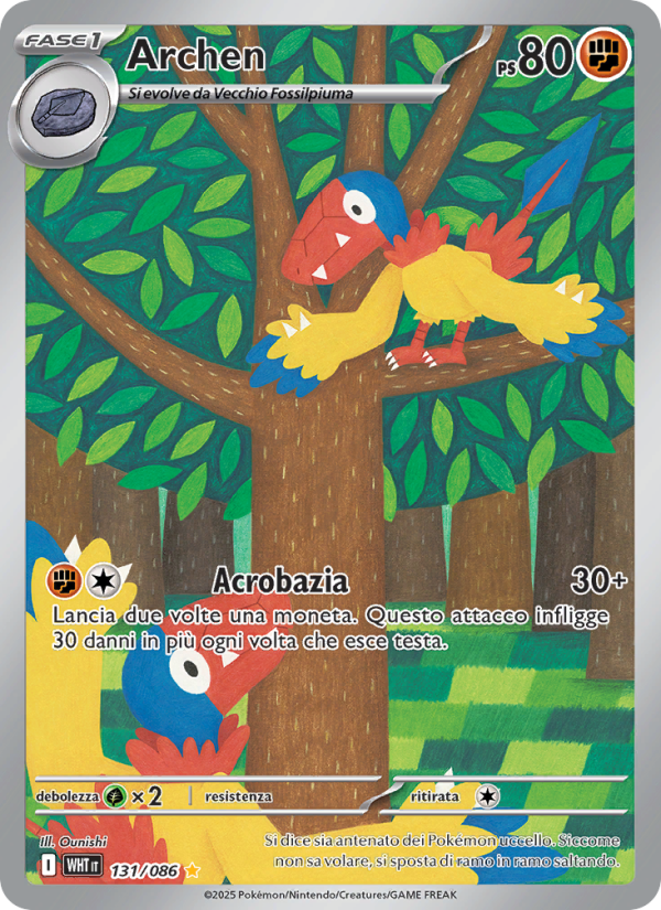Archen 131/173 — Fuoco Bianco (Italian Pokémon TCG card)