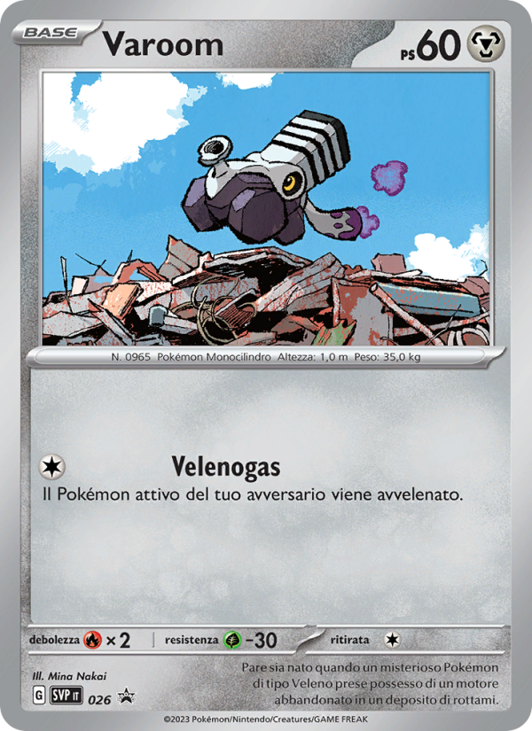 Varoom 026/192 — SVP Black Star Promos (Italian Pokémon TCG card)