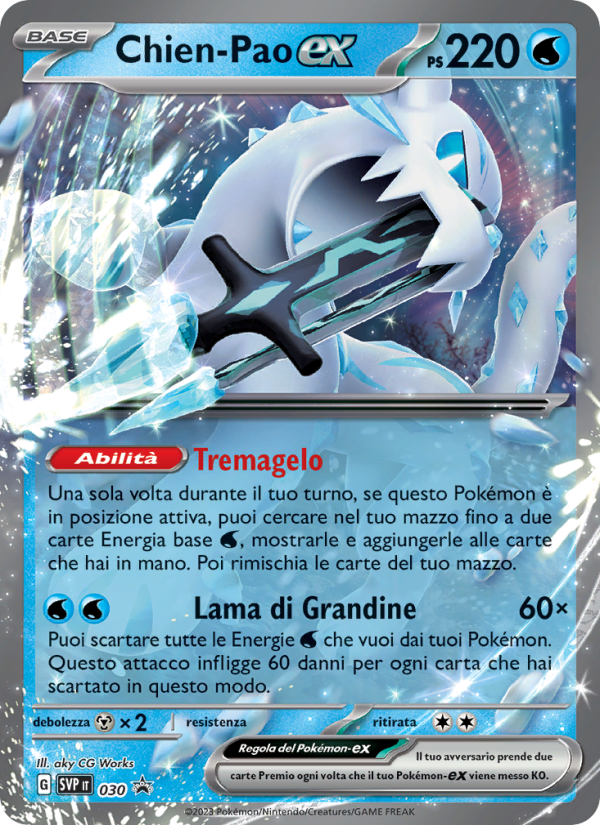 Chien-Pao-ex 030/192 — SVP Black Star Promos (Italian Pokémon TCG card)