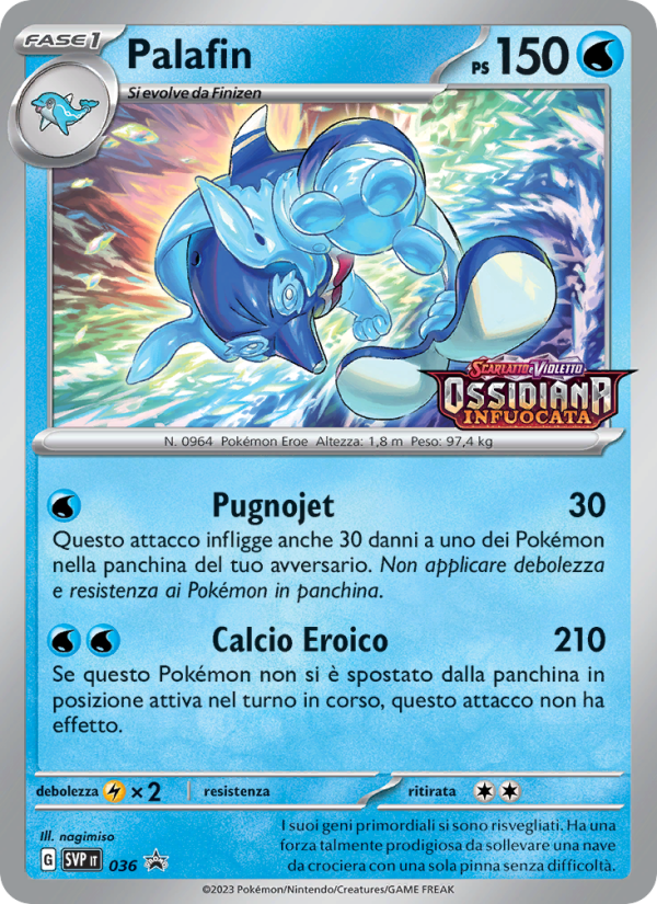 Palafin 036/192 — SVP Black Star Promos (Italian Pokémon TCG card)