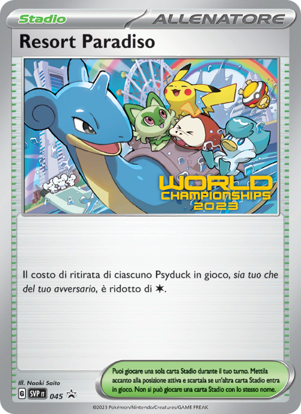 Resort Paradiso 045/192 — SVP Black Star Promos (Italian Pokémon TCG card)