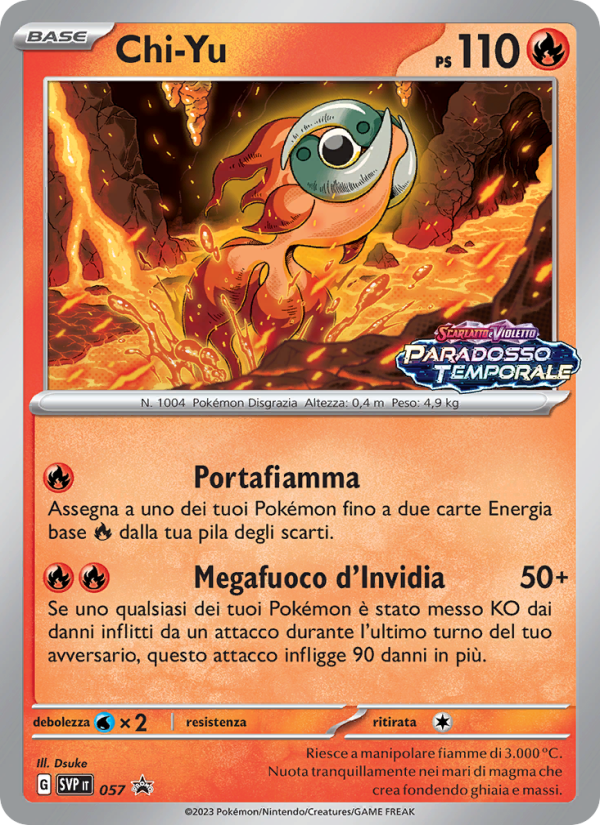 Chi-Yu 057/192 — SVP Black Star Promos (Italian Pokémon TCG card)