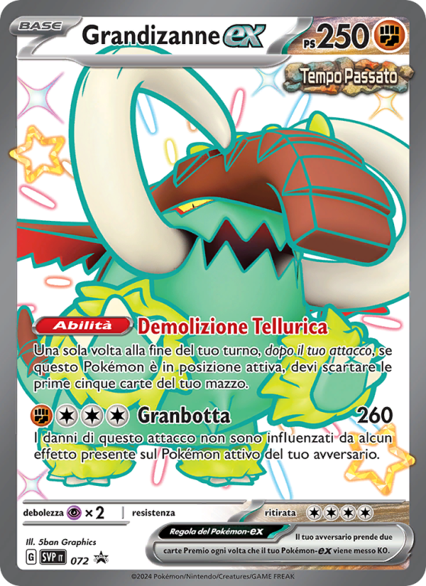 Grandizanne-ex 072/192 — SVP Black Star Promos (Italian Pokémon TCG card)