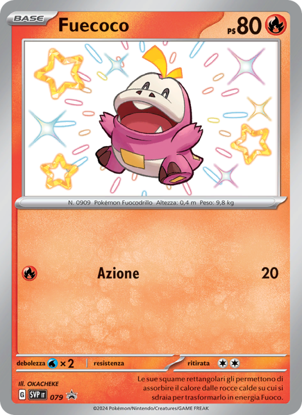 Fuecoco 079/192 — SVP Black Star Promos (Italian Pokémon TCG card)
