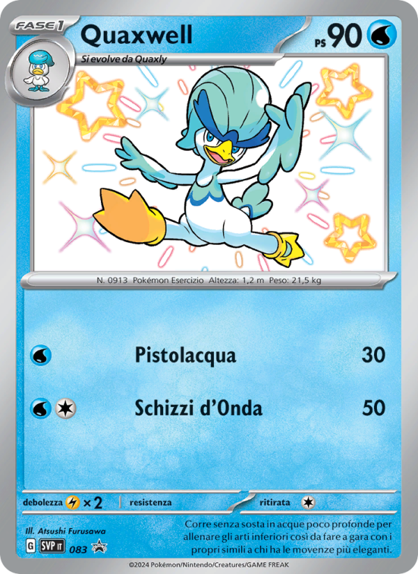 Quaxwell 083/192 — SVP Black Star Promos (Italian Pokémon TCG card)