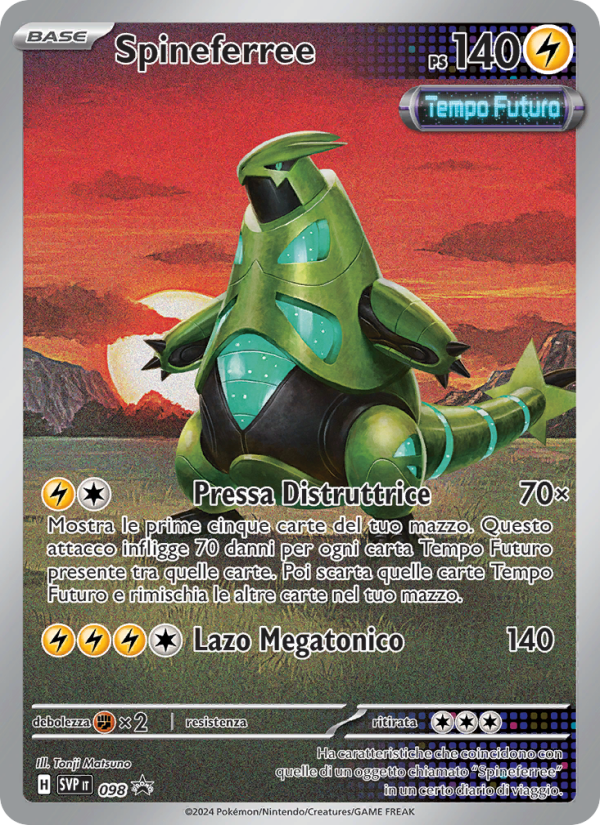 Spineferree 098/192 — SVP Black Star Promos (Italian Pokémon TCG card)