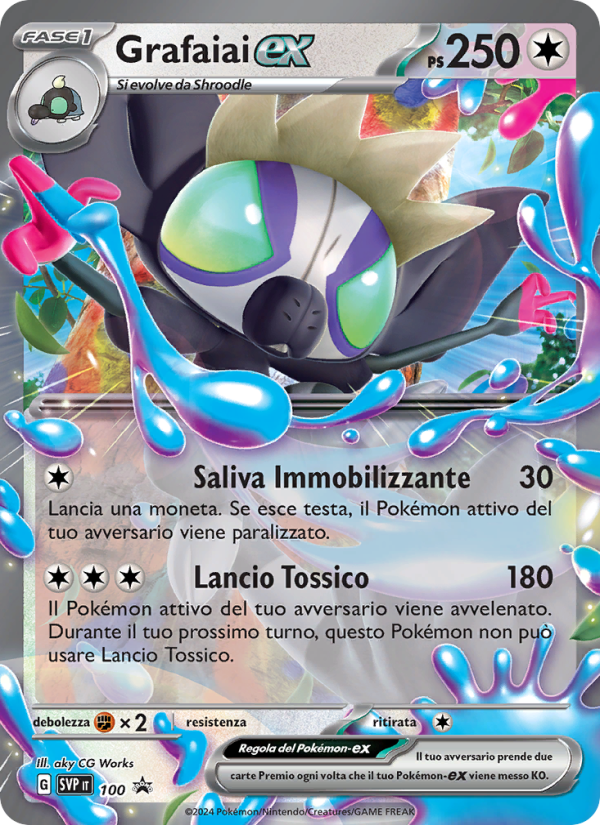 Grafaiai-ex 100/192 — SVP Black Star Promos (Italian Pokémon TCG card)