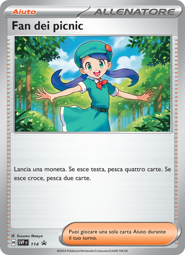 Fan dei picnic 114/192 — SVP Black Star Promos (Italian Pokémon TCG card)