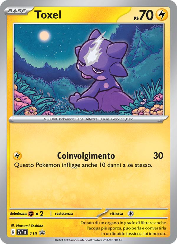 Toxel 119/192 — SVP Black Star Promos (Italian Pokémon TCG card)