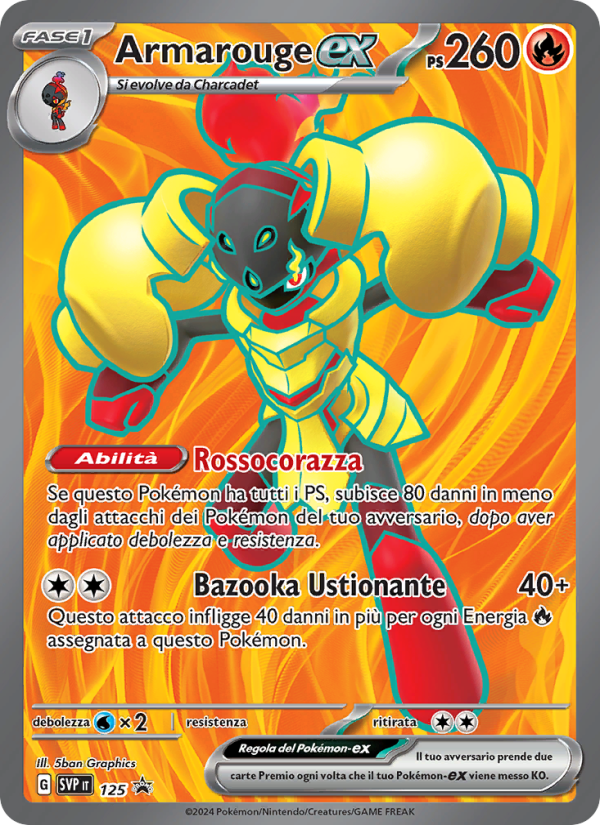 Armarouge-ex 125/192 — SVP Black Star Promos (Italian Pokémon TCG card)