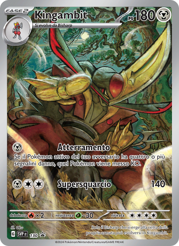 Kingambit 130/192 — SVP Black Star Promos (Italian Pokémon TCG card)