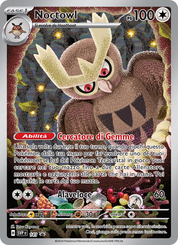 Noctowl 141/192 — SVP Black Star Promos (Italian Pokémon TCG card)