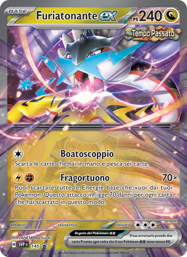 Furiatonante-ex 145/192 — SVP Black Star Promos (Italian Pokémon TCG card)